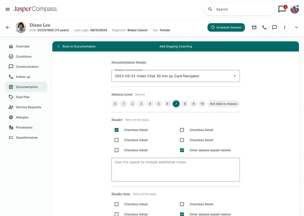 Future-state documentation tab concept